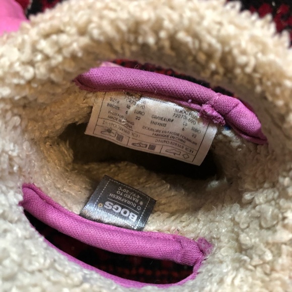 Bogs toddler B-Moc winter boots size 6 - Picture 4 of 4